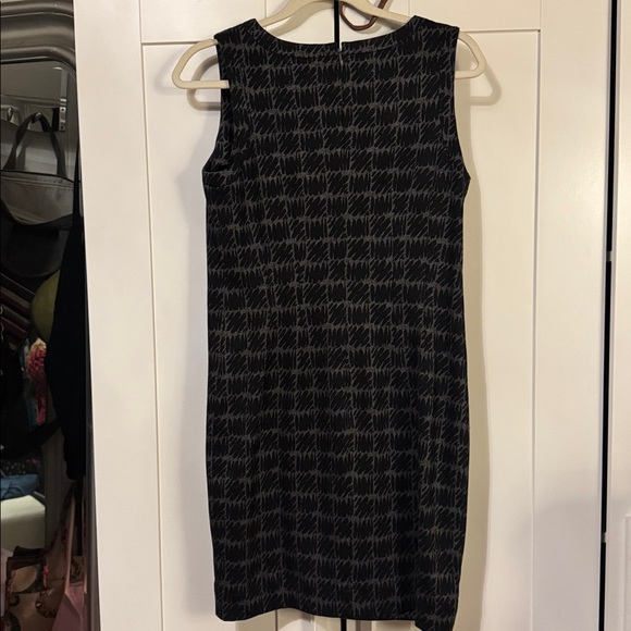 Calvin Klein Black & Gray Houndstooth Dress - Picture 5 of 7